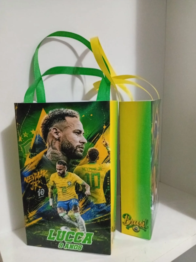 Sacolinhas Personalizadas Copa do Mundo Brasil para Lembrancinhas