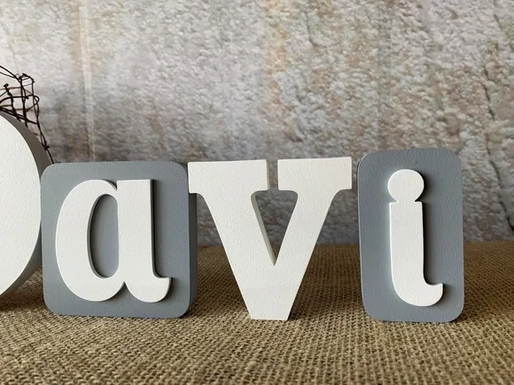 Letras de mdf Blocos - Raposa