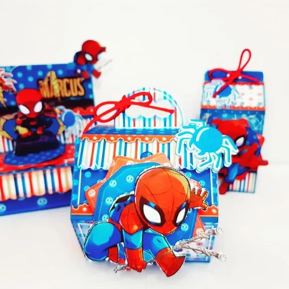 Kit 60 Lembrancinhas Homem Aranha