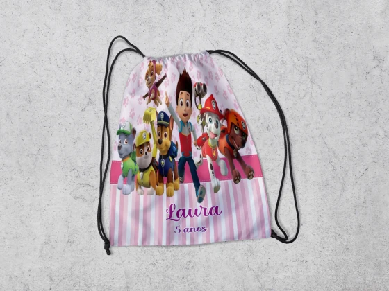 Mochilinha Personalizada da Patrulha Canina