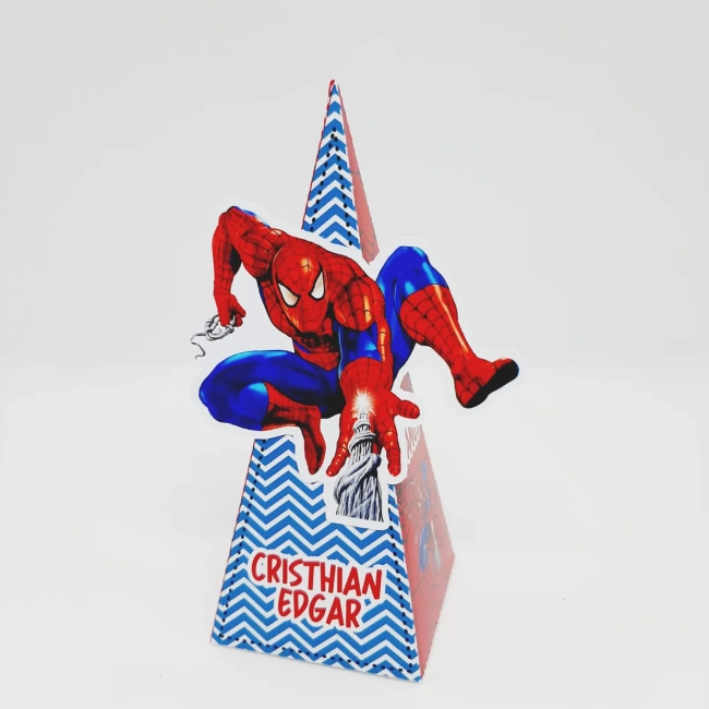 PEGUE E MONTE - Kit Festa H0MEM ARANHA - Decoração de Festa - Caixinhas Personalizadas