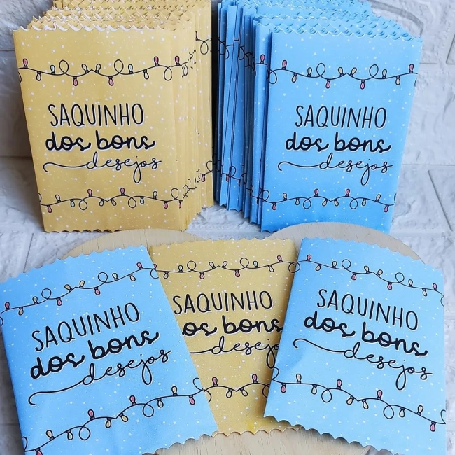Saquinho de papel personalizado