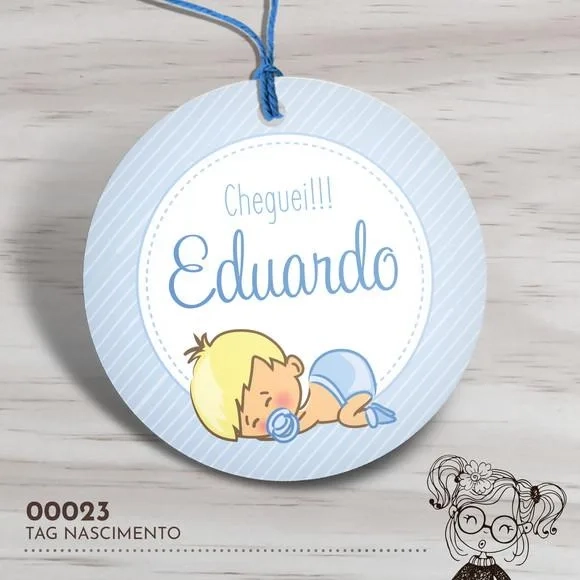 Tag Redonda Nascimento - 00023