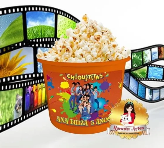 Balde de pipoca CHIQUITITAS
