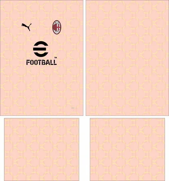 Arte Vetor Camisa Ac Milan Pre-jogo 2025-2026