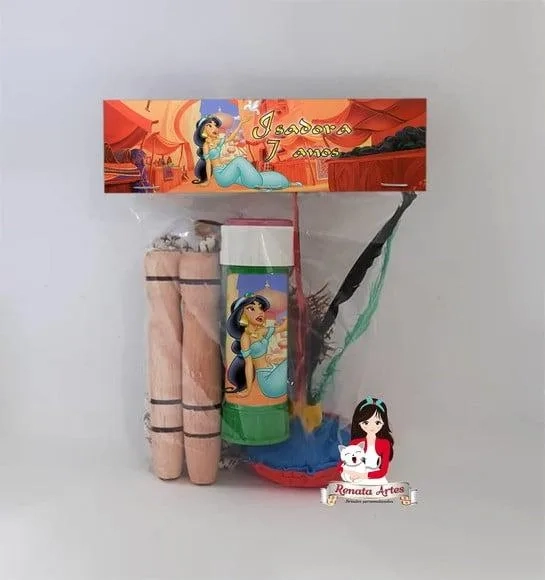 Kit Lembrancinha com Bolha de Sabão Jasmine