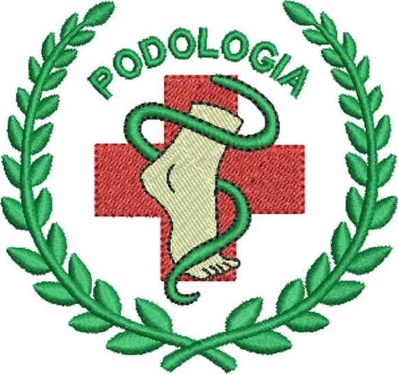 Matriz de Bordado Símbolo Podologia