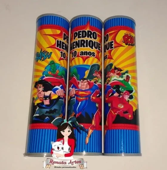 Pega Varetas Personalizado Liga da Justiça Desenho