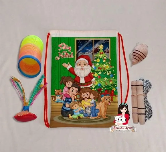 Mochila Boa Infância Tema Natal 2025