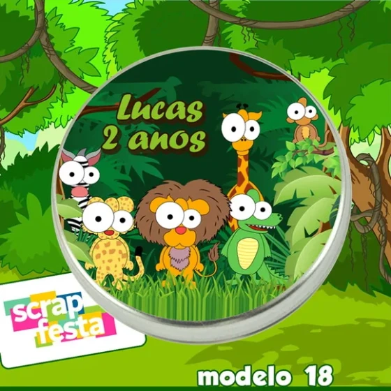 Latinhas 5x1 Festa Safari