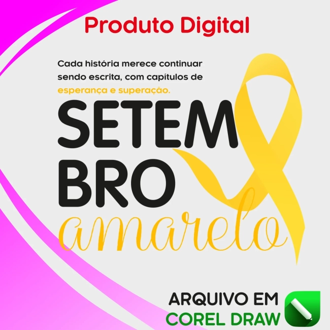 ARTE DIGITAL — SETEMBRO AMARELO