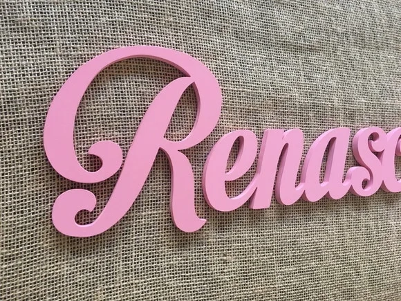 Letras Decorativas Nome De Parede