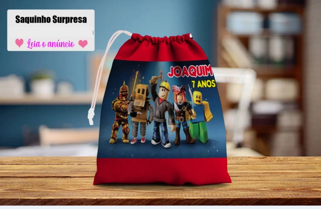 Saquinho Supresa para lembrancinhas Todos os Temas