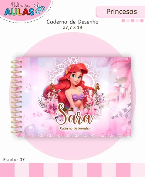 Caderno de Desenho- Qualquer Tema