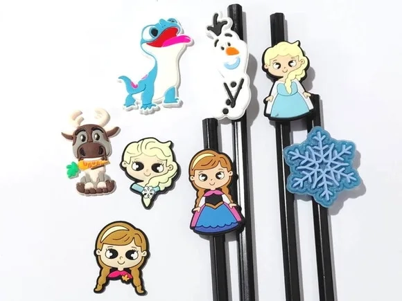 Lápis C/ponteira Frozen Emborrachado Pacote com 8 Unidades