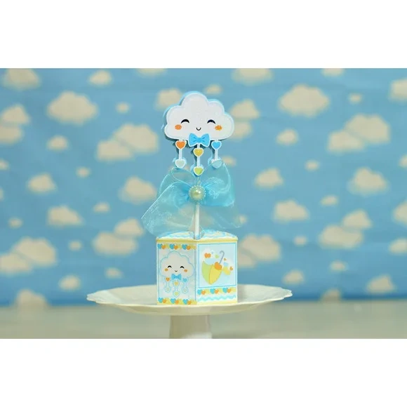 Kit 30 Lembrancinhas Chuva de Amor Menino