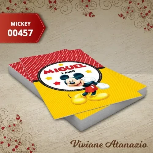 Adesivo Tubete Mickey - 00457