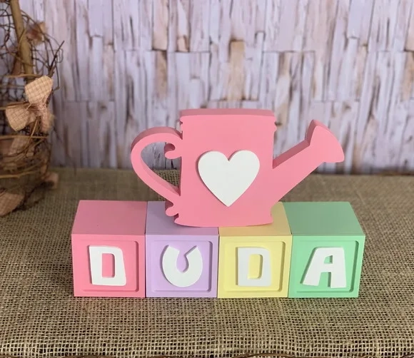 Decoração Bebê - Cubos 6x6cm Candy Ts + Sol