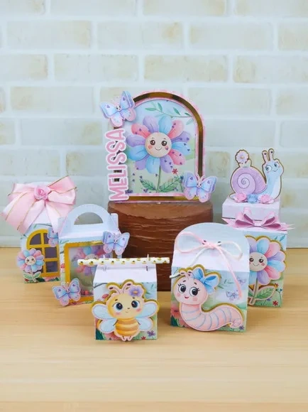 Kit 30 Lembrancinhas Jardim Encantado