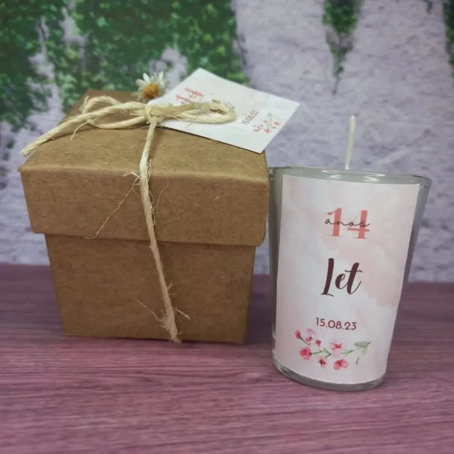 60 Vela Aromática no Copo Lembrancinha Personalizada Aniversári, Batizado,Casamento e etc. Fazemos Qualquer Tema