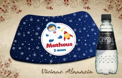Rótulo Crystal Vip Astronauta - 00409