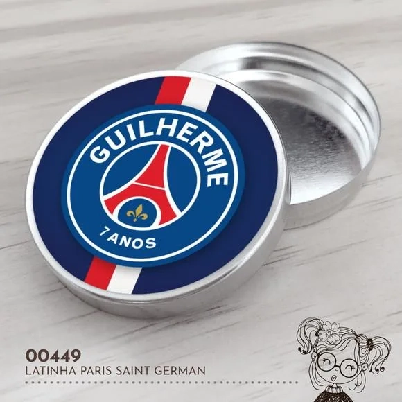 Latinha Adesivada Paris Saint German - 00449