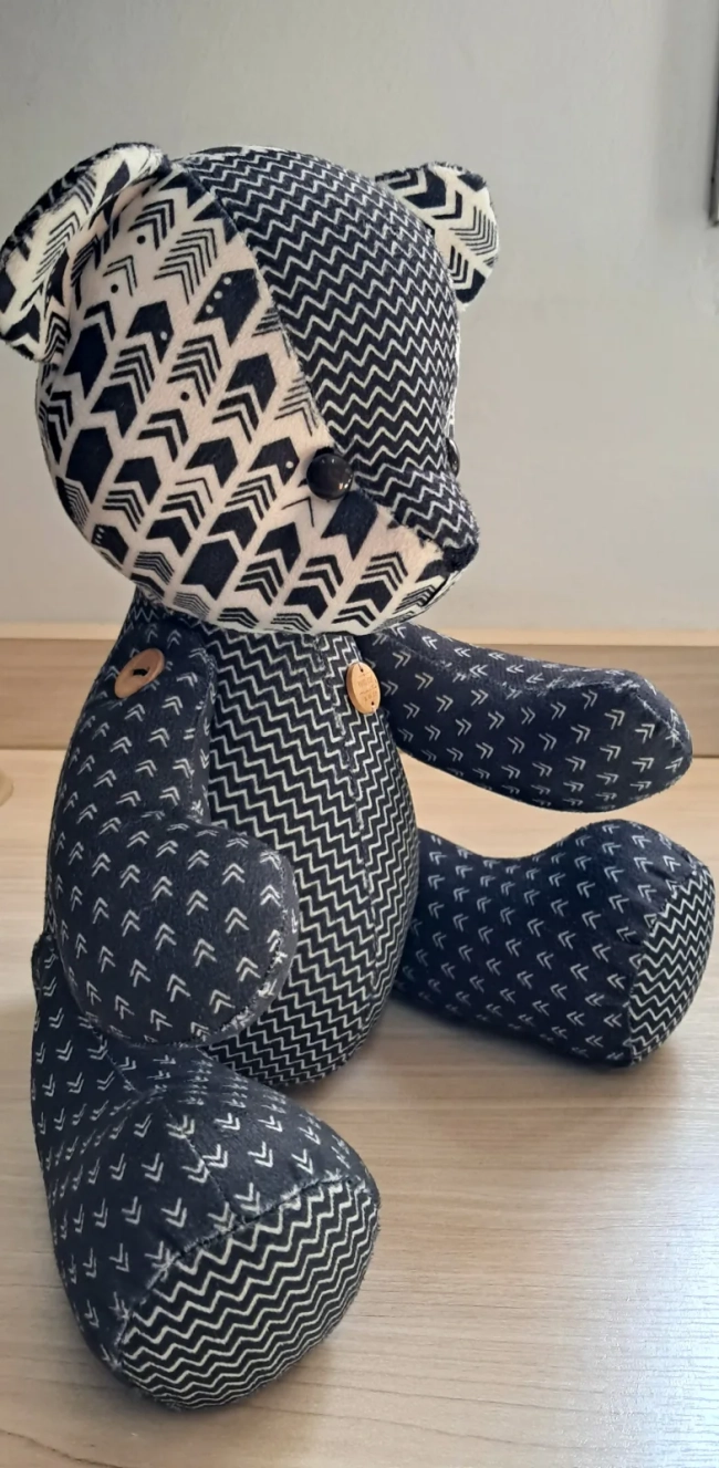 Urso Patchwork Médio