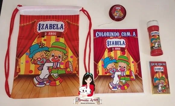 Kit Alegria na Mochila Patati Patatá Colorido