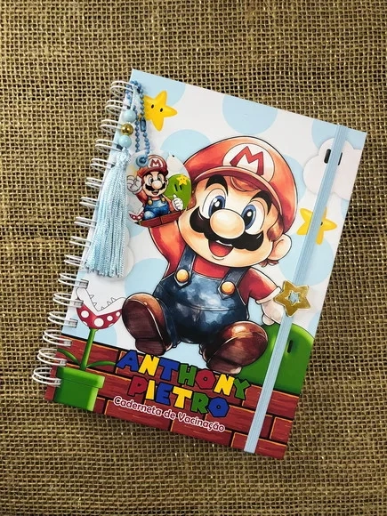 Caderneta de Saúde / Vacinação Personalizada - Super Mario