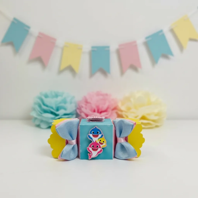 Kit Festa Babyshark Rosa