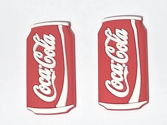 Aplique Coca Cola Emborrachado Pacotes com 6 Unidades
