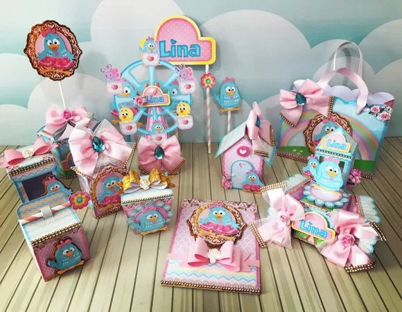 Kit 30 Lembrancinhas Galinha Pintadinha
