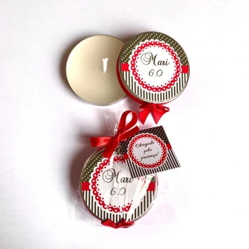 Lembrança 80 anos Vela Aromática anos 60