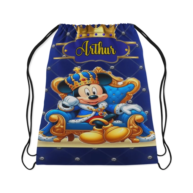 Mochilinha Personalizada para lembrancinhas Mickey Realeza