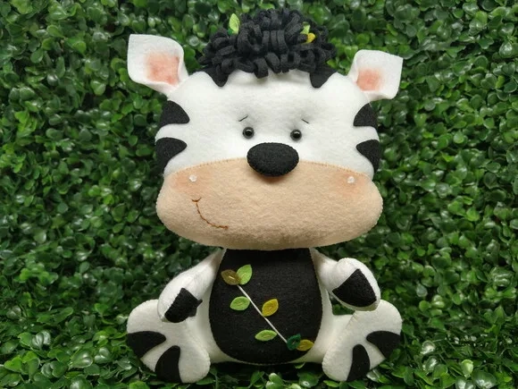 Zebra em Feltro
