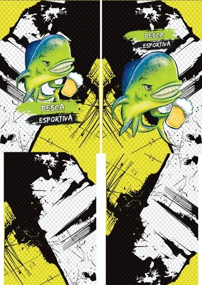 Arte Vetor Camisa Pesca-mod-0191