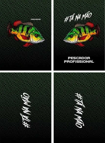 Arte Vetor Camisa Pesca-mod-0114
