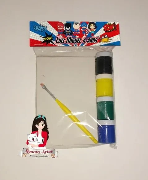 Kit Pintura Personalizado Herois Baby