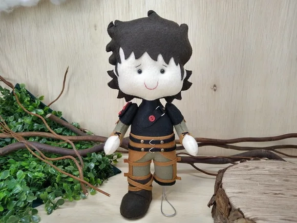 Soluço e Astrid em Feltro ( Como Treinar seu Dragão)