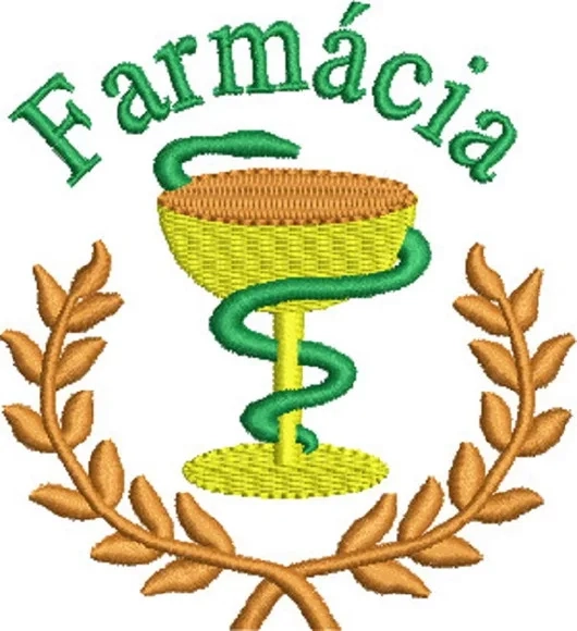 Matriz de Bordado Símbolo Farmácia