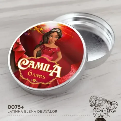 Latinha Adesivada Elena de Avalor - 00754