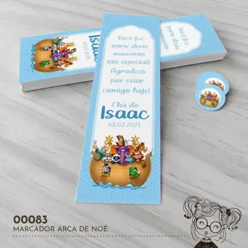 Marcador de Livro Arca de Noé - 00083