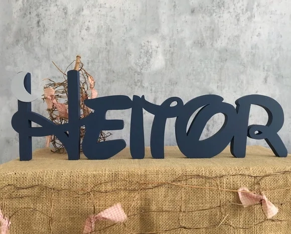 DISNEY - Letras de MDF -Nomes com Lua