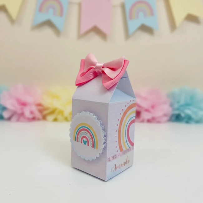 Kit 60 Lembrancinhas arco Iris Boho