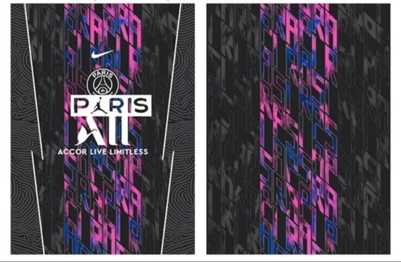 Vetor Camisa do psg personalizada 2022