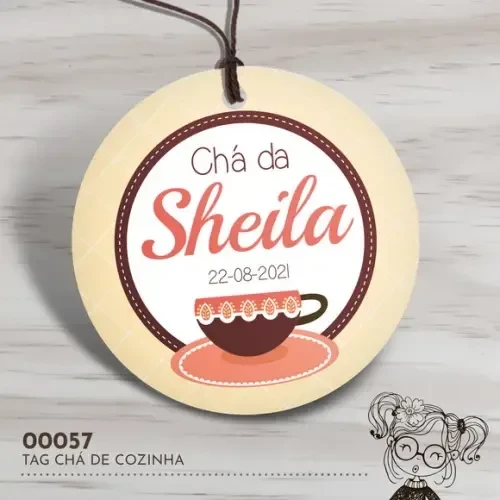 Tag Redonda Chá de Cozinha - 00057