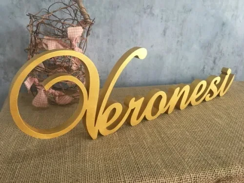 Letras de MDF -Nomes - Letras Cursivas