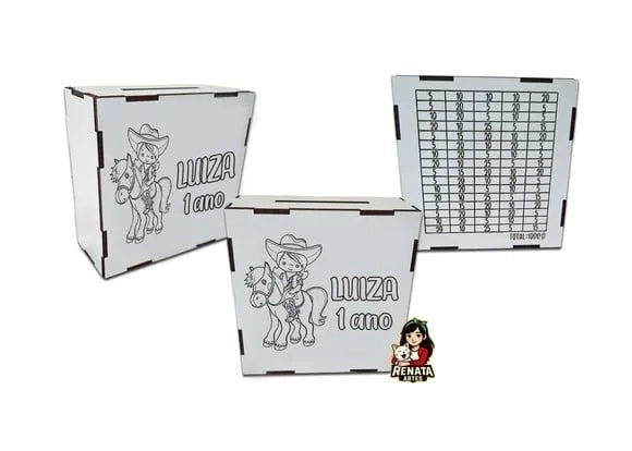 Cofrinho Personalizado Circo Lembrancinha