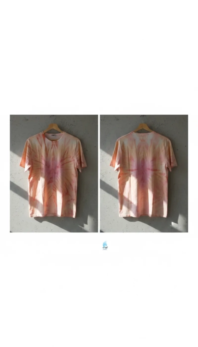 Camiseta Unissex Gola Redonda Tie Dye - Tema Abstrato