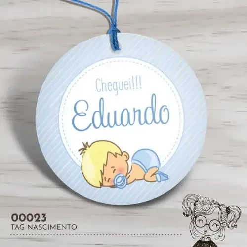 Tag Redonda Nascimento - 00023